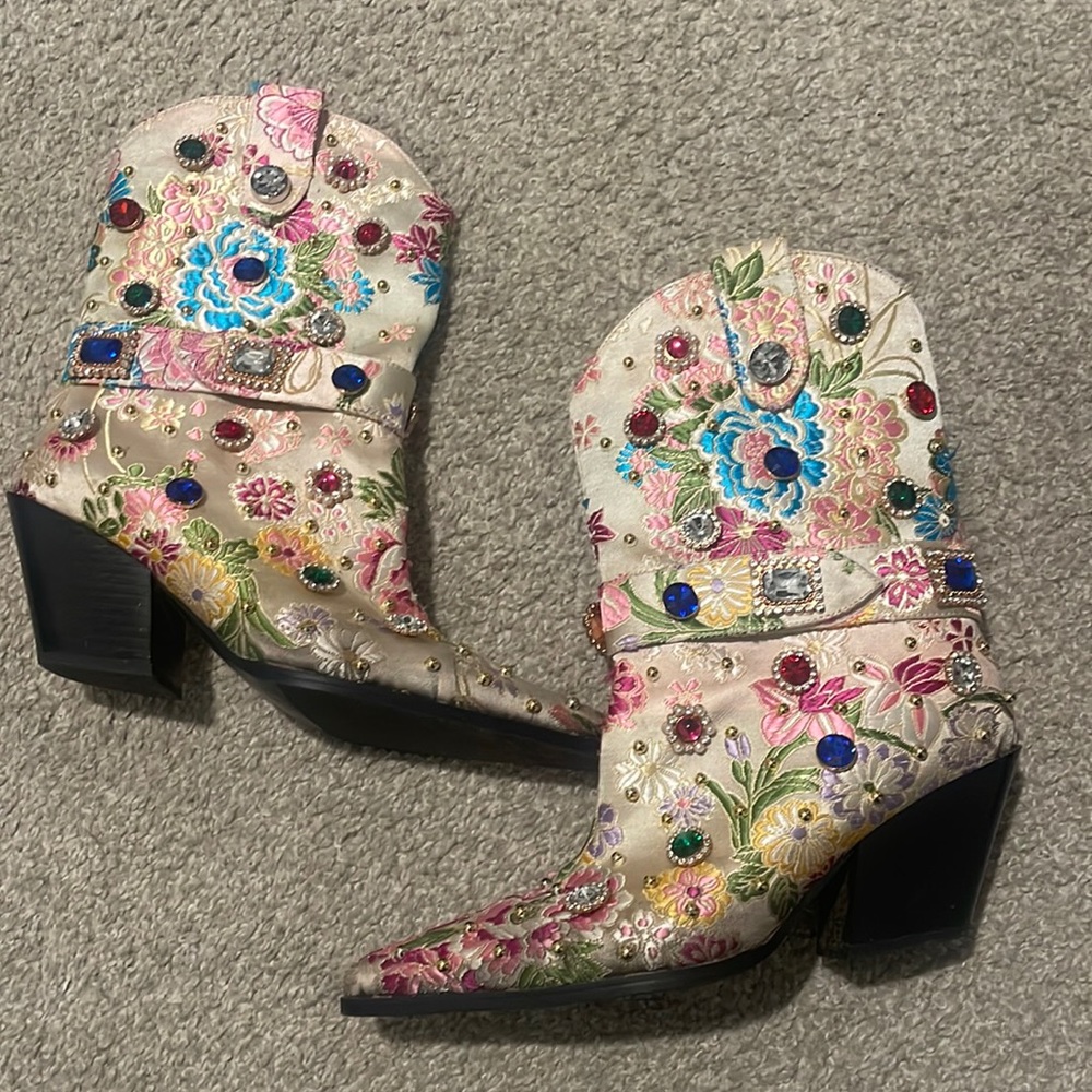 Embellished Boots